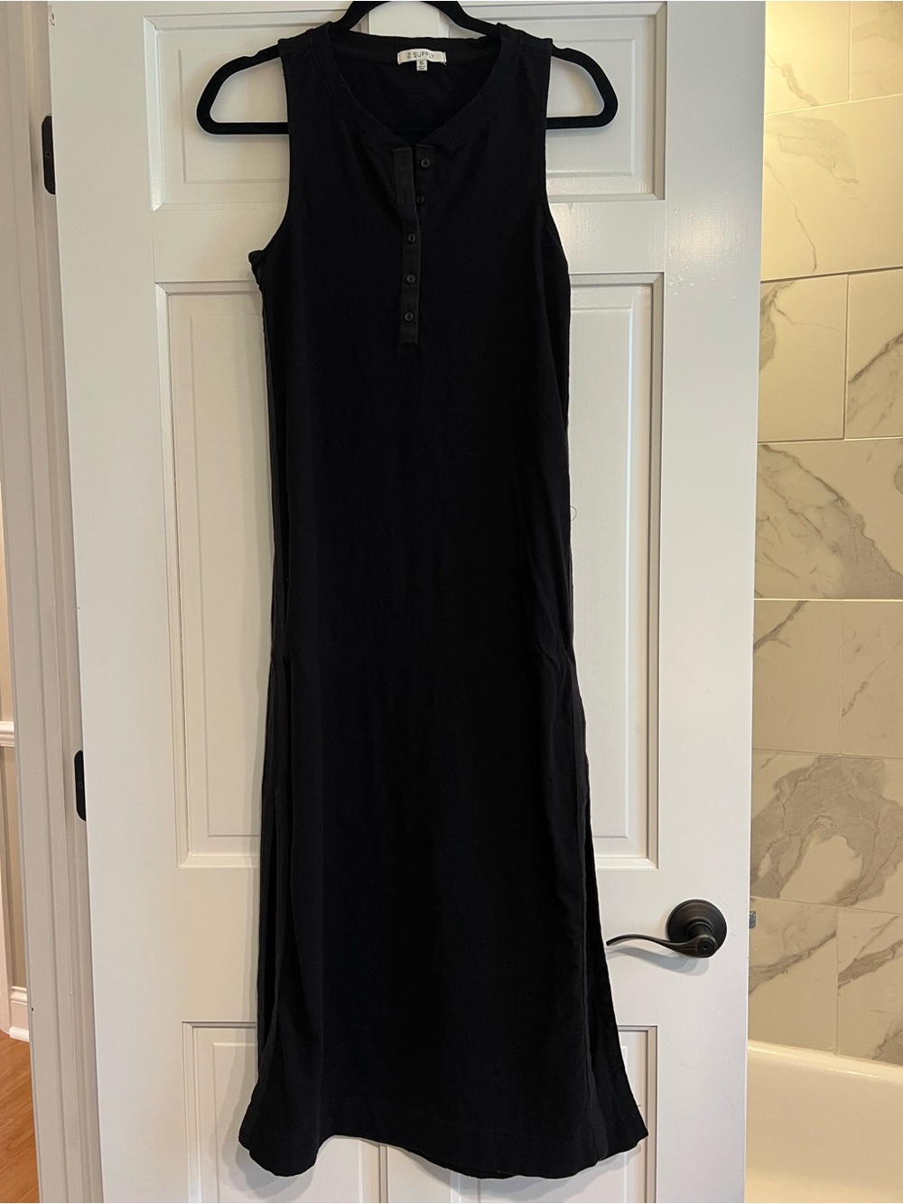 Z Supply Black Maxi Tank Dress